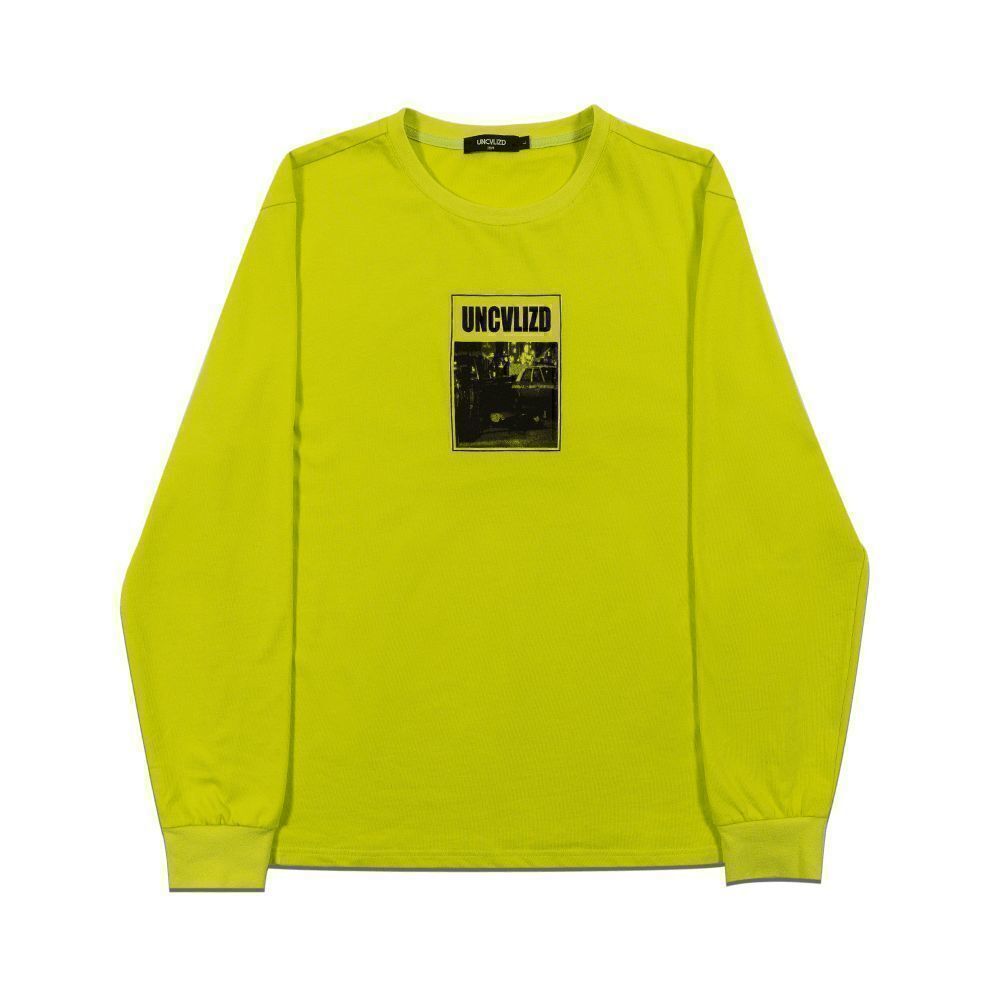 The End Long Sleeve- Color Slime size Small